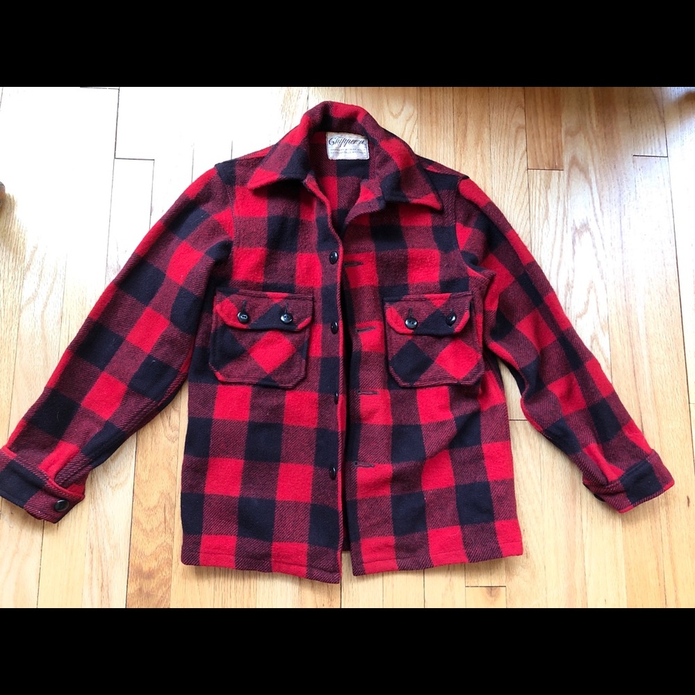Buffalo plaid wool jacket by Chippewa woolen mills